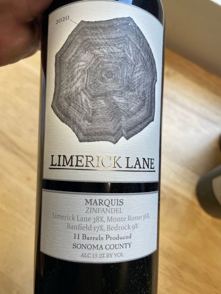 2020 Limerick Lane Zinfandel Marquis, USA, California, Sonoma County ...