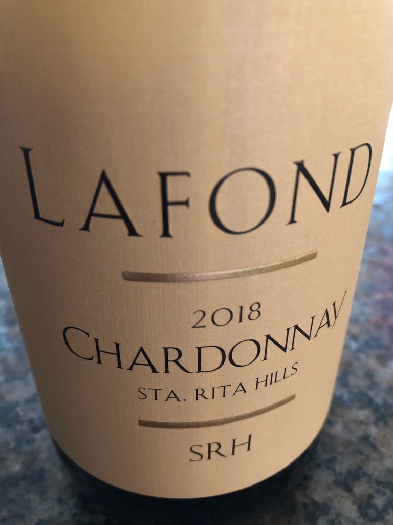 2018 Lafond Chardonnay SRH, USA, California, Central Coast, Sta. Rita