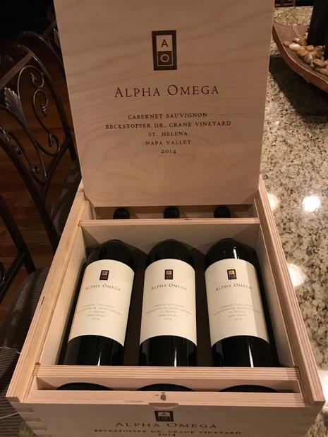 2014 Alpha Omega Cabernet Sauvignon Beckstoffer Dr. Crane Vineyard