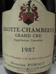 1989 Domaine Ponsot Griotte-Chambertin - CellarTracker