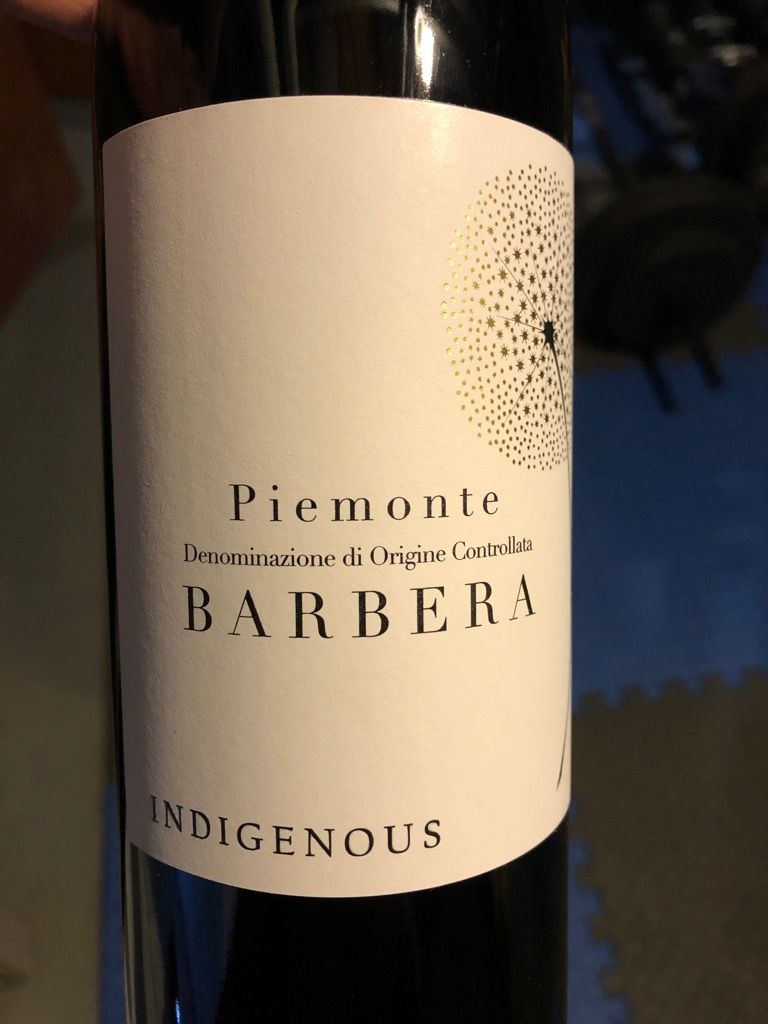 2016 Indigenous Selections Piemonte Barbera, Italy, Piedmont, Piemonte ...