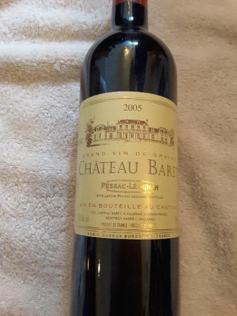 2016 Château Baret - CellarTracker