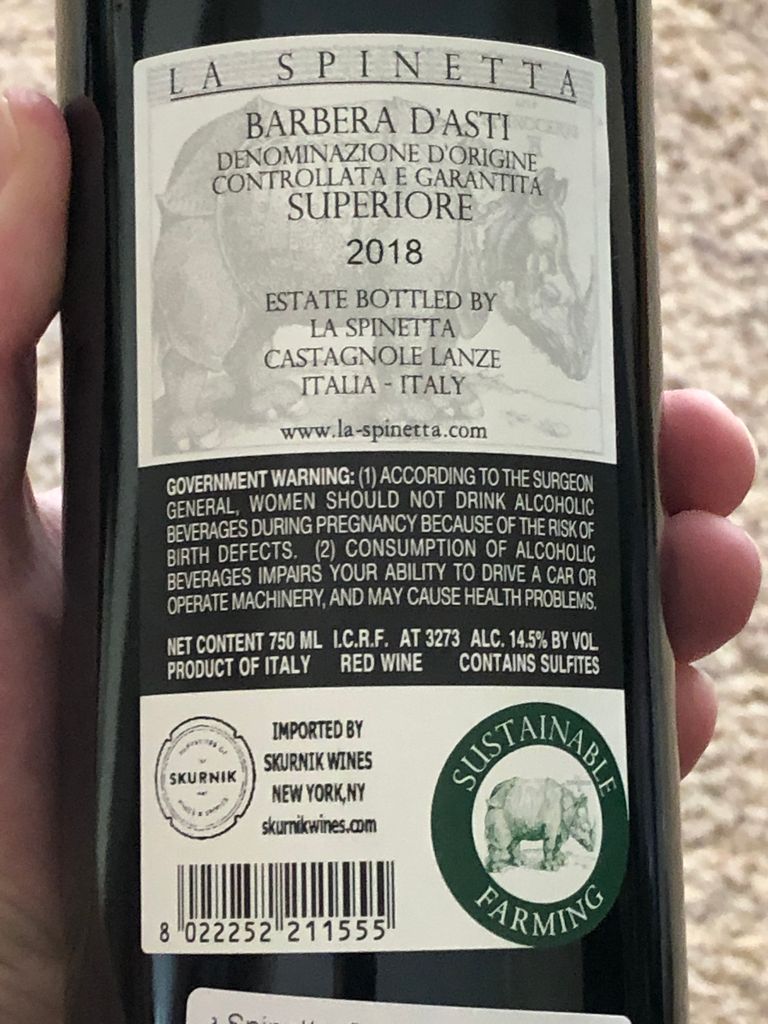 ワイン 2008 Spinetta Barbera d'Asti Superiore La Spinetta, 