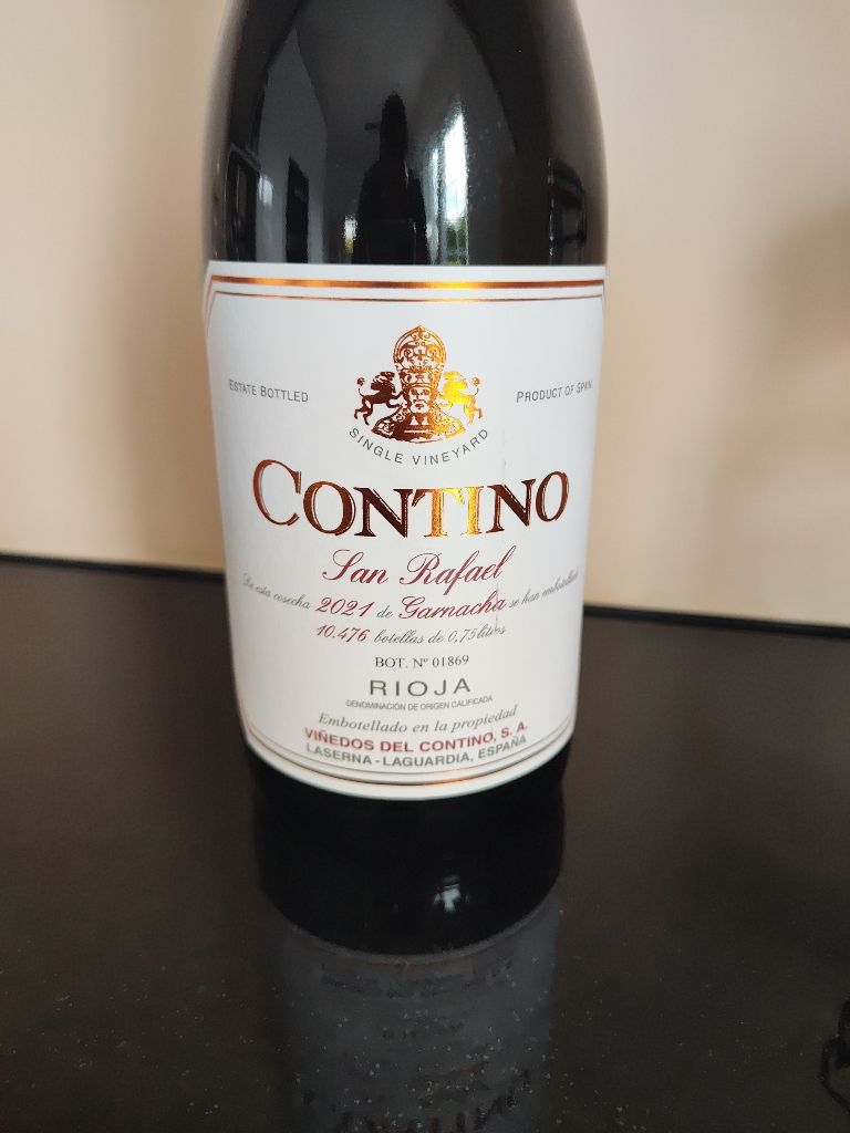2021 Bodegas y Viñedos del Contino Garnacha Rioja San Rafael, Spain, La ...