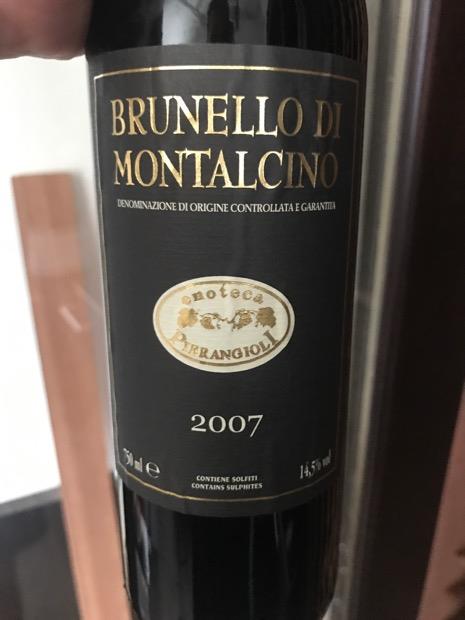 2007 Enoteca Pierangioli Brunello di Montalcino, Italy, Tuscany ...