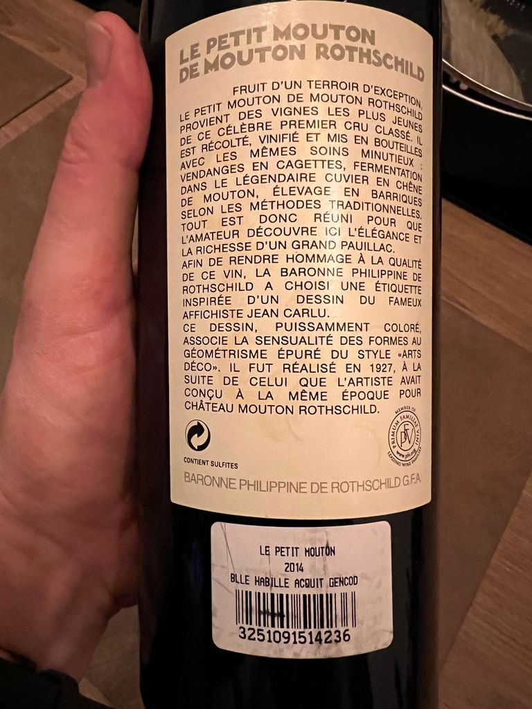 Mouton Rothschild 2015 (750ML) | Red | Bordeaux Blend