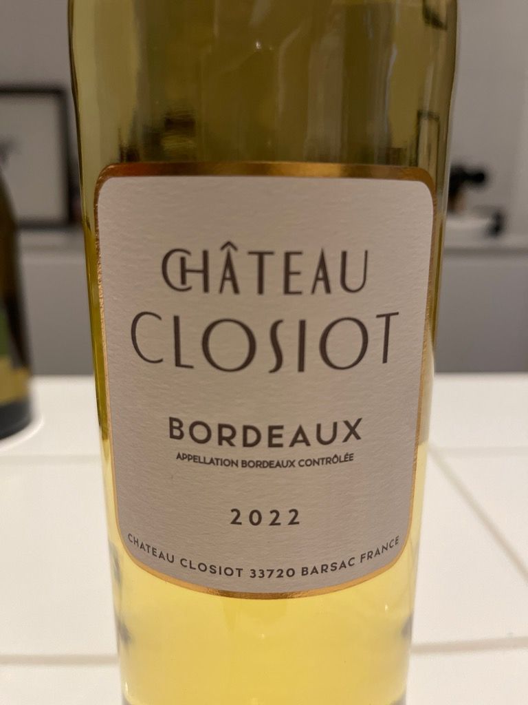 2018 Château Closiot Les Dames de Bonneau - CellarTracker