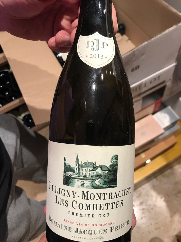 2013 Domaine Jacques Prieur Puligny-Montrachet 1er Cru Les Combettes ...