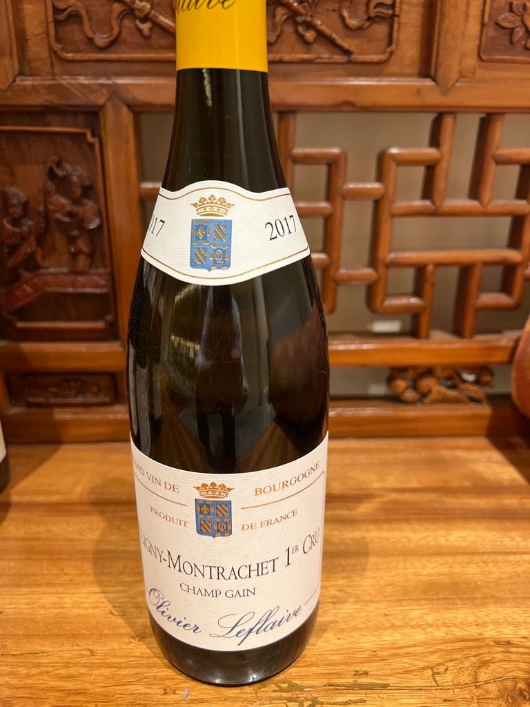 2017 Olivier Leflaive Puligny-Montrachet 1er Cru Les Champs-Gain ...