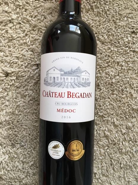 2016 Château Begadan, France, Bordeaux, Médoc CellarTracker
