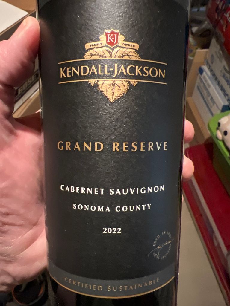 1995 Kendall-Jackson Cabernet Sauvignon Grand Reserve - CellarTracker