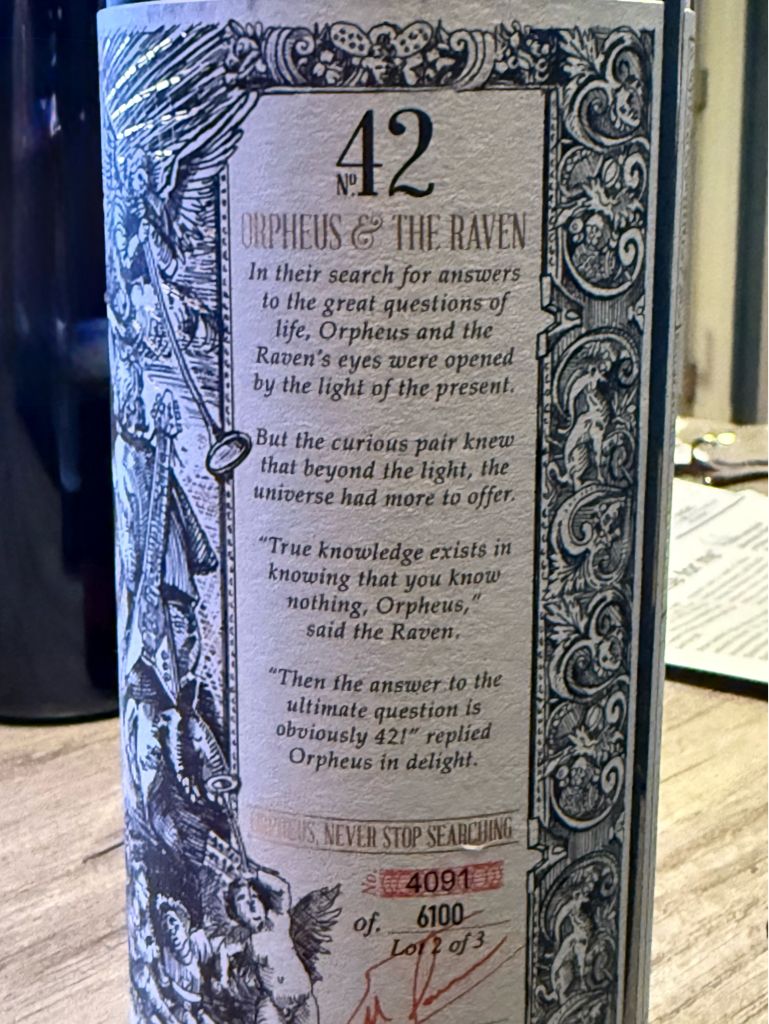 Orpheus Label 2021 The Vinoneers Orpheus and the Raven No 42, South Africa, Coastal ...