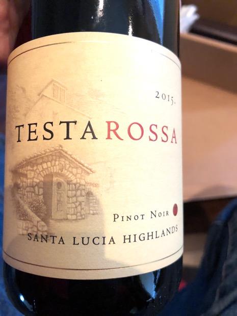 2015 Testarossa Pinot Noir Santa Lucia Highlands, USA ...