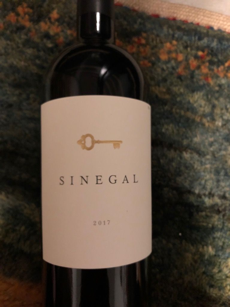 2017 Sinegal Cabernet Sauvignon Usa California Napa Valley