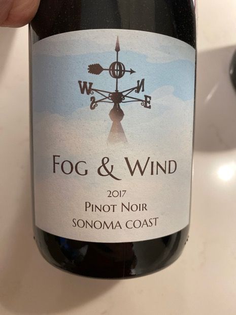 2023 Fog & Wind Pinot Noir Sonoma Coast, USA, California, Sonoma County ...