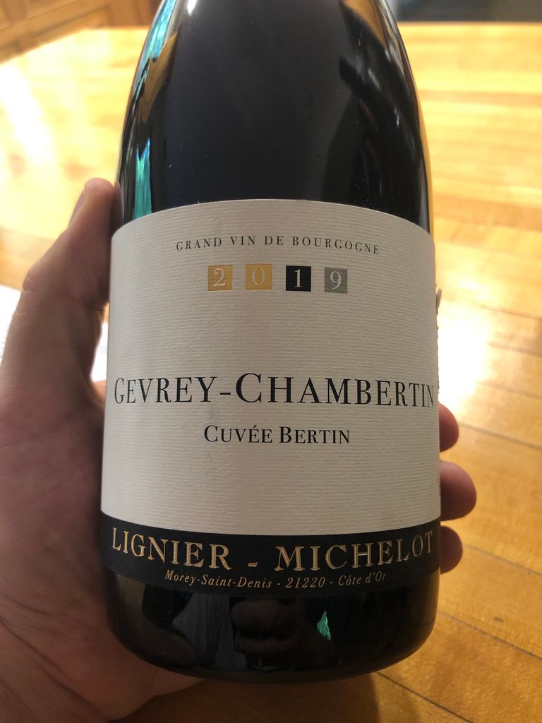 2019 GEVREY CHAMBERTIN Cuvée Bertin Domaine Lignier-Michelot
