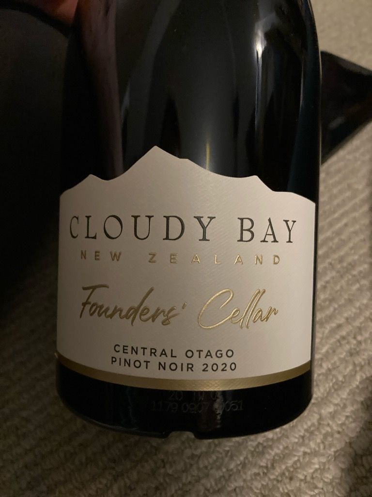 【限定★】CLOUDY BAY Founder’s Cellar ピノノワール Founders' Cellar Central Otago Pinot Noir 2020 | New Zealand