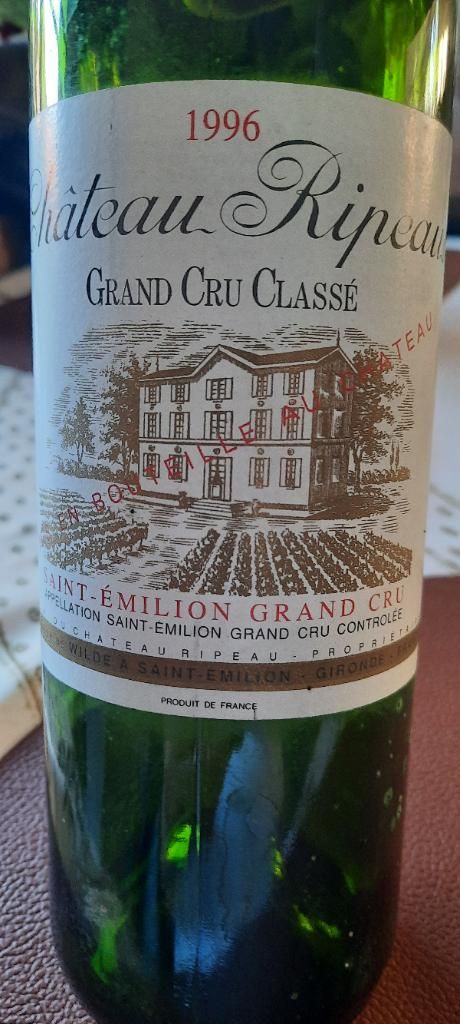 1996 Château Ripeau, France, Bordeaux, Libournais, St. Émilion Grand ...