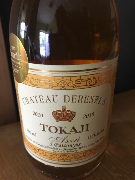 2010 Chateau Dereszla Tokaji Aszú 5 Puttonyos - CellarTracker