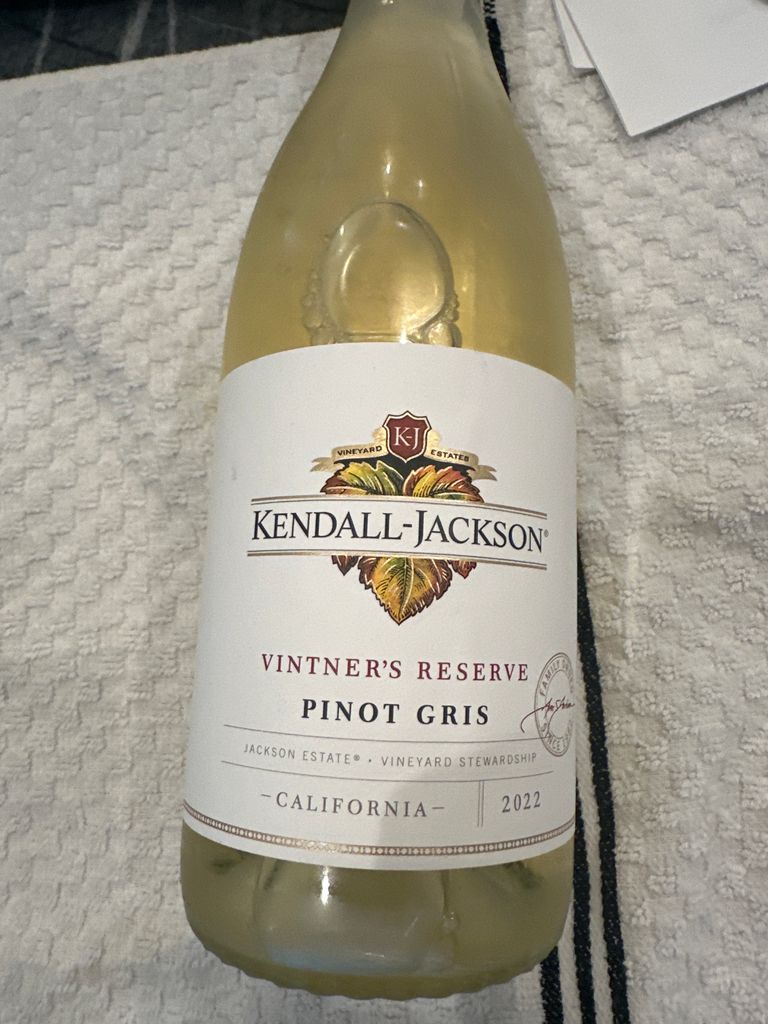 2022 kendall jackson pinot gris vintner s reserve usa california
