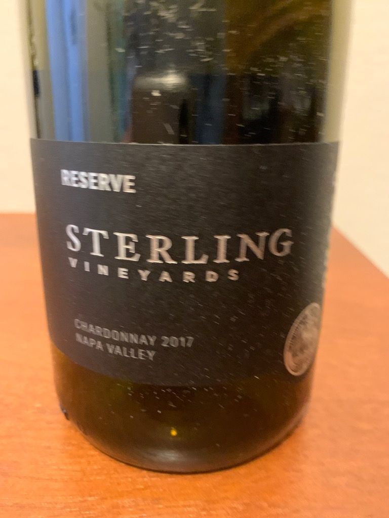 2020 Sterling Vineyards Chardonnay Reserve, USA, California, Napa ...