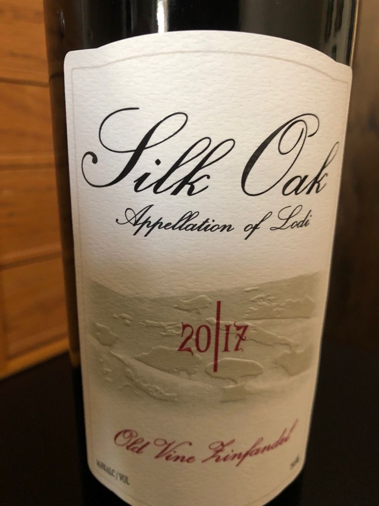 2017 Silk Oak Old Vine Zinfandel, USA, California, Central Valley, Lodi