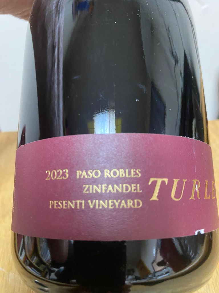turley pesenti zinfandel 2018