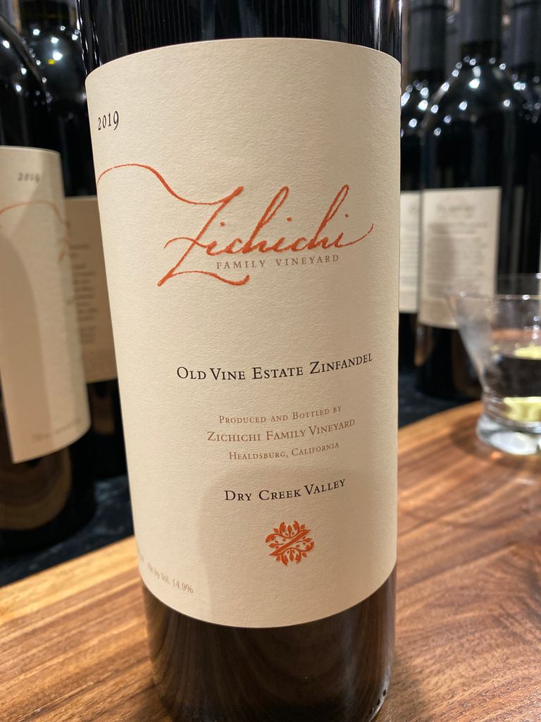 2019 Zichichi Family Vineyard Zinfandel Old Vine Estate