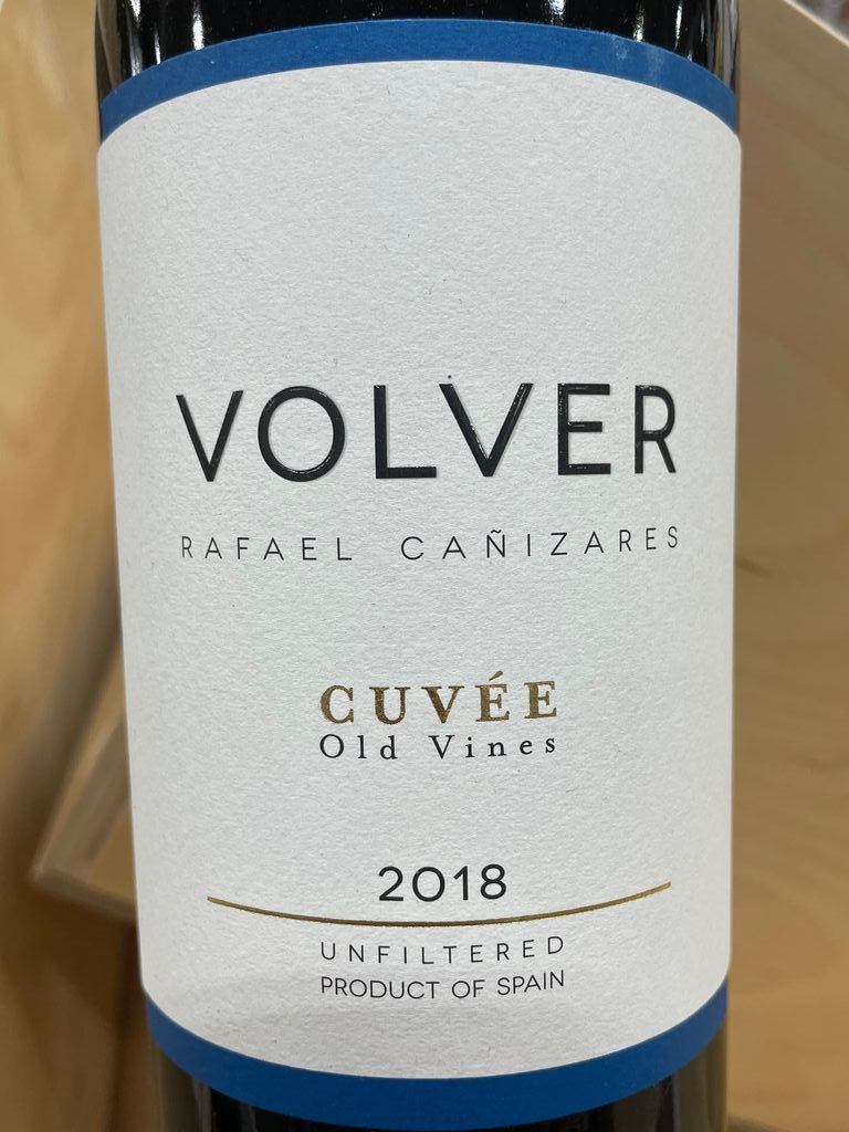 2018 Bodegas Volver Old Vines Cuvée, Spain, Valencia, Alicante ...