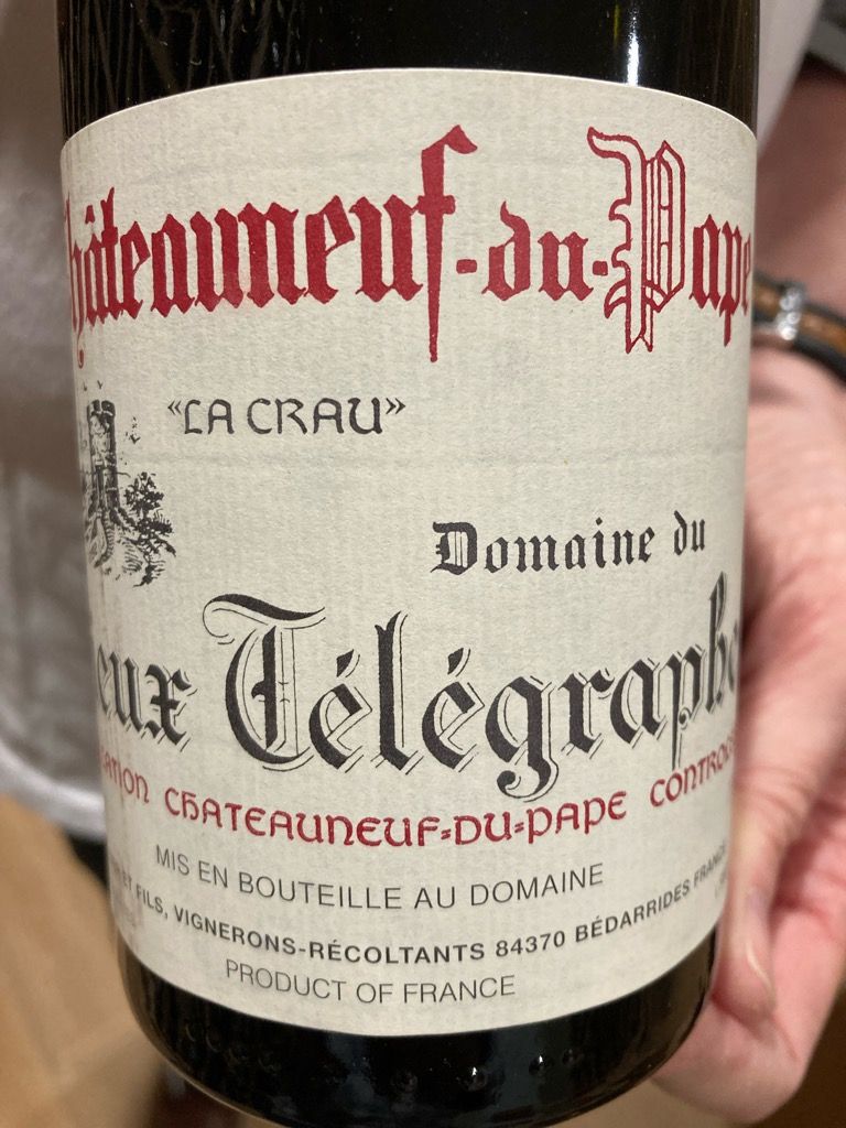 2012 Domaine du Vieux Télégraphe Châteauneuf-du-Pape La Crau