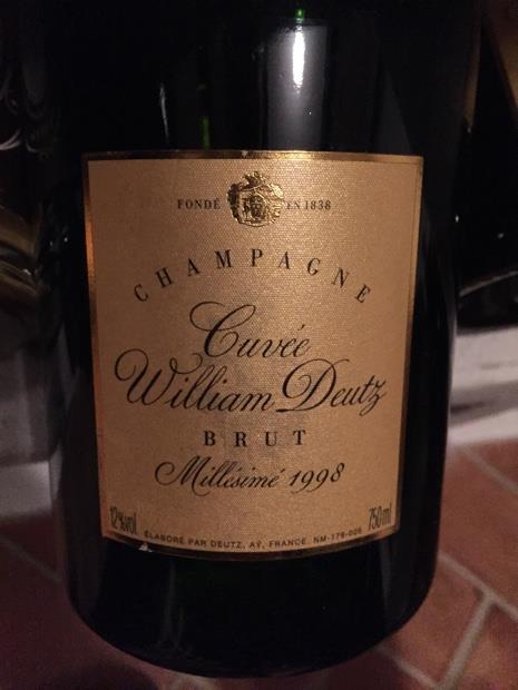 1998 Deutz Champagne Cuvée William Deutz - CellarTracker