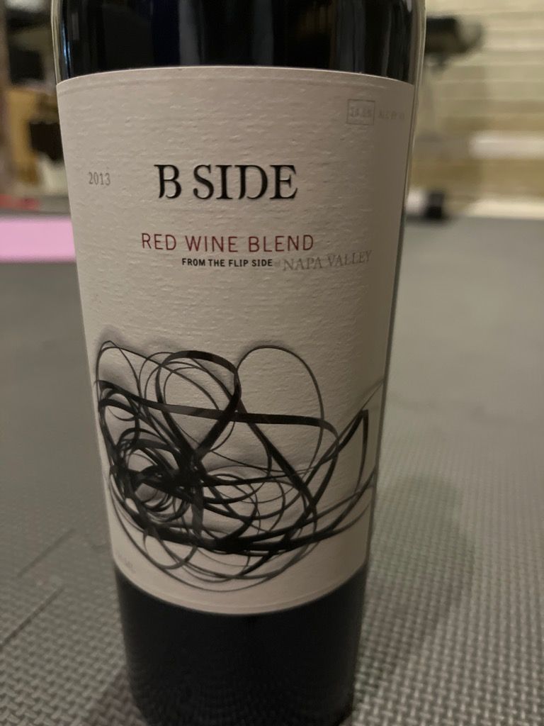 2013 B Side Red Wine Blend Napa Valley, USA, California, Napa Valley ...