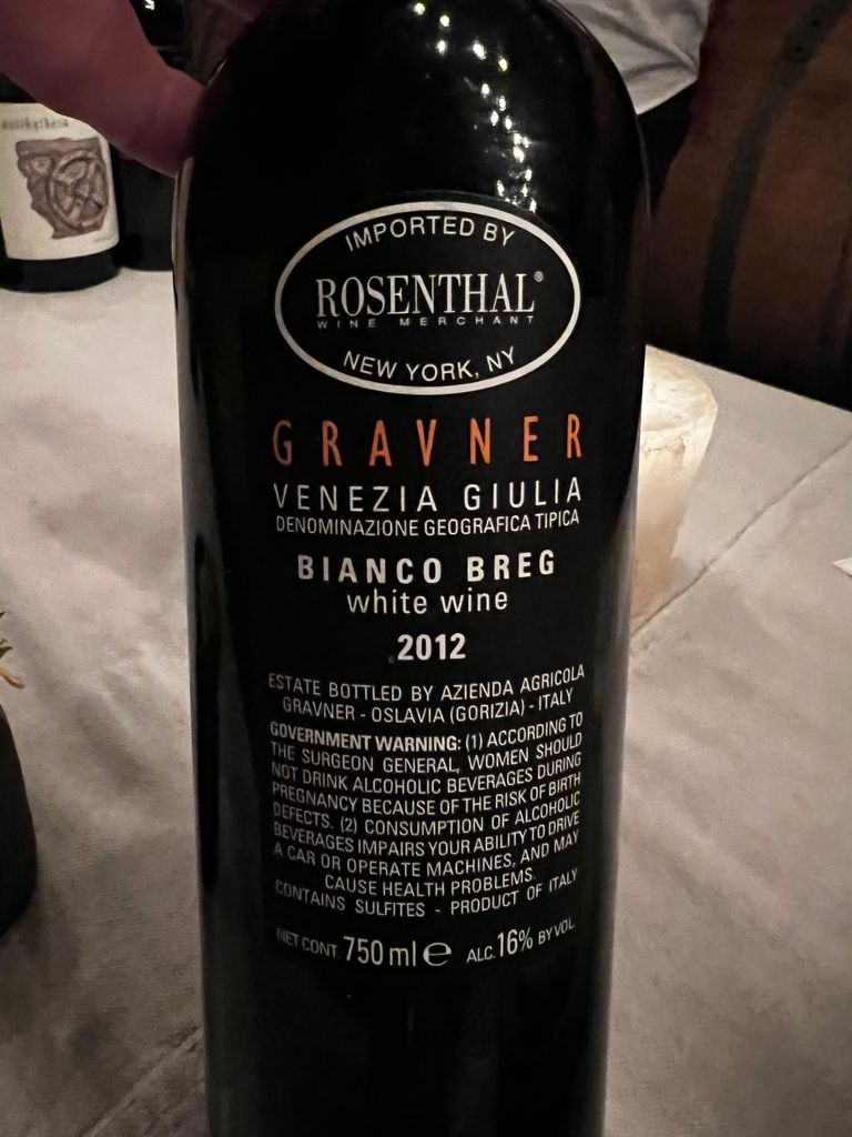ワイン Gravner Venezia Giulia Bianco Breg 2008 2008 Gravner Breg Anfora - CellarTracker