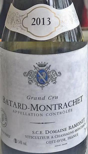 ッシェの Domaine RamonetBatard Montrachet Grand Cru[2009]750ml