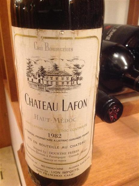 1982 Château Lafon Médoc - CellarTracker