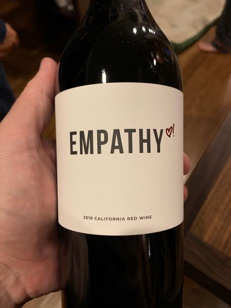 2018 Empathy Red, Usa, California - Cellartracker