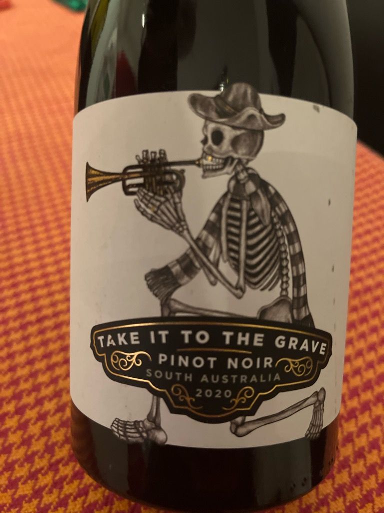 2022 Fourth Wave Wine Partners Pinot Noir Take it to the Grave, Australia, South Australia