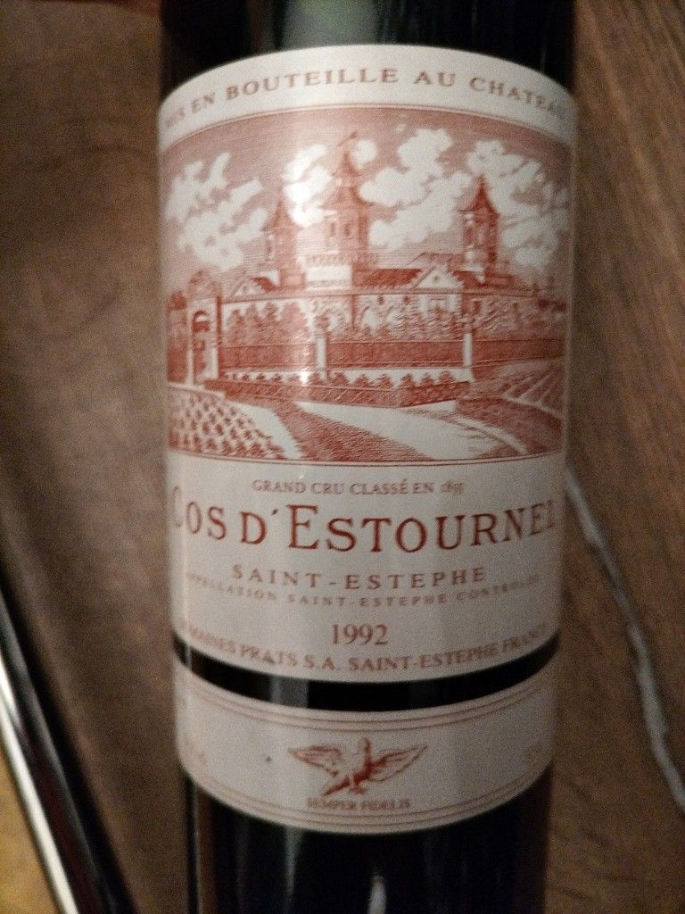 1992 Château Cos d'Estournel - CellarTracker