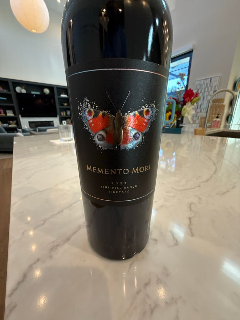 2018 Memento Mori Cabernet Sauvignon Vine Hill Ranch - CellarTracker