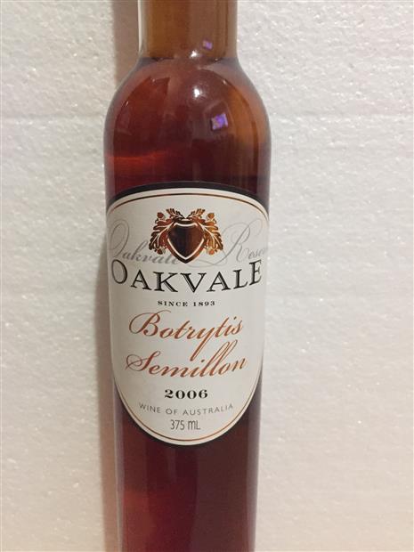 2006 Oakvale Botrytis Sémillon - CellarTracker