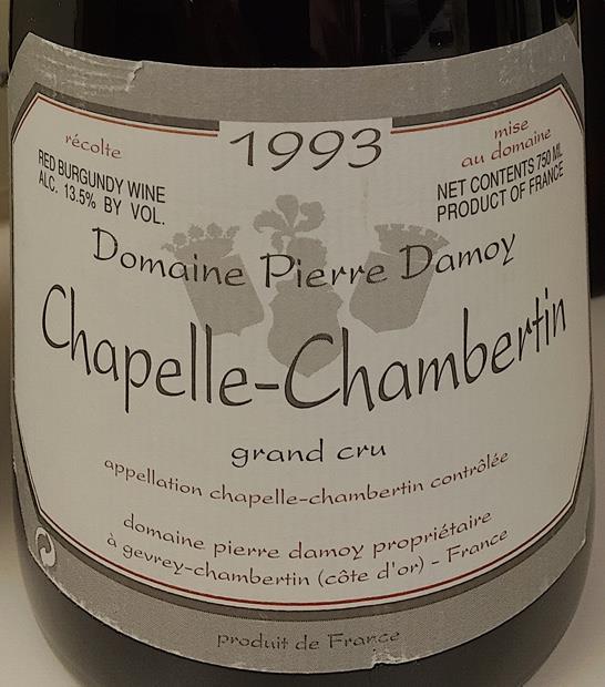 1993 Pierre Damoy Chapelle-Chambertin - CellarTracker