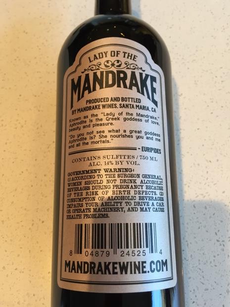 mandrake label