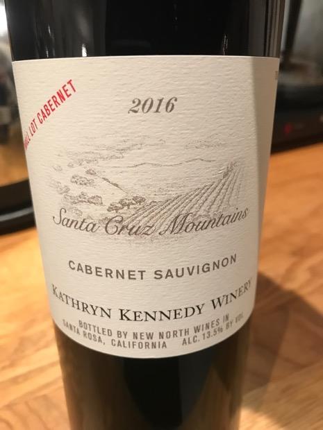 2016 Kathryn Kennedy Cabernet Sauvignon Small Lot, USA, California ...