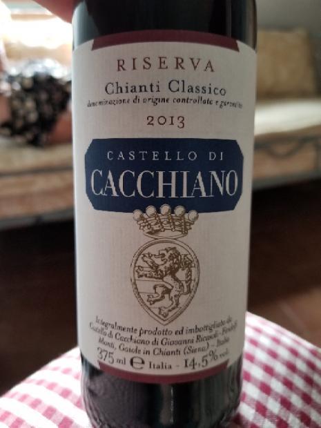 2013 Castello di Cacchiano Chianti Classico Riserva, Italy, Tuscany ...