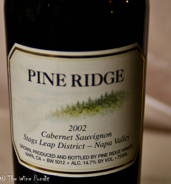 2002 Pine Ridge Vineyards Cabernet Sauvignon Stags Leap ...