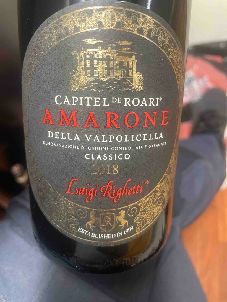 2016 Luigi Righetti Amarone della Valpolicella Classico Capitel De