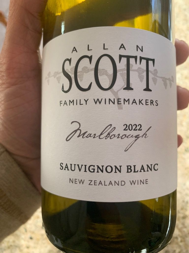 2022 Allan Scott Sauvignon Blanc, New Zealand, South Island ...