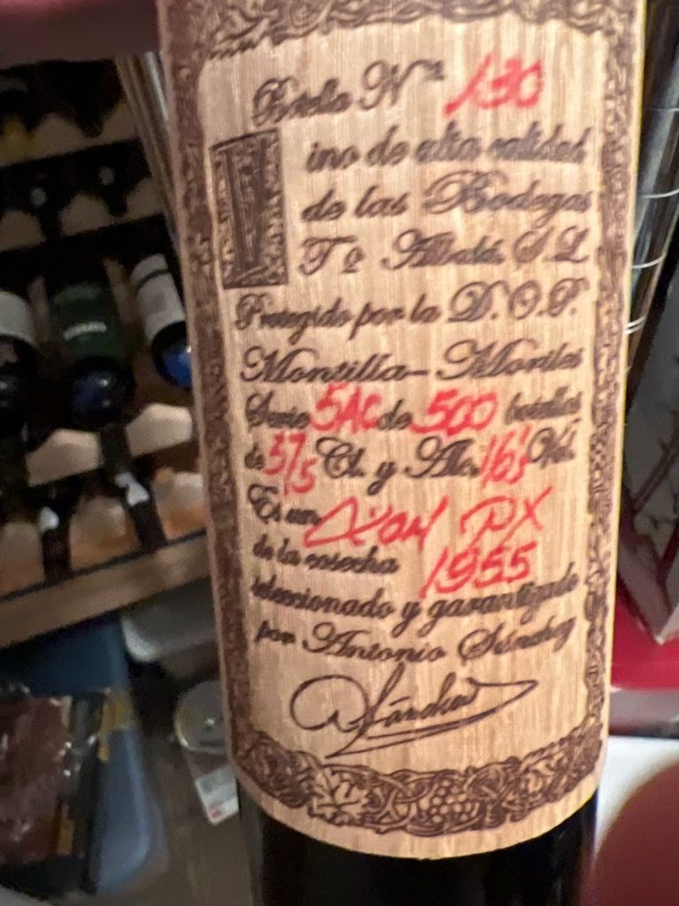 ドンpx Don Px Convento Seleccion [1955] DON PX CONVENTO SELECCIÓN 1955 ⎮ Bodegas Toro Albalá
