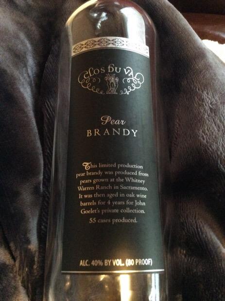 pear note wine