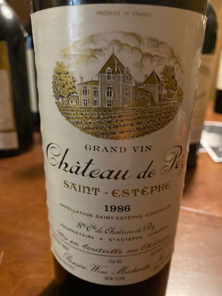 1986 Château de Pez - CellarTracker